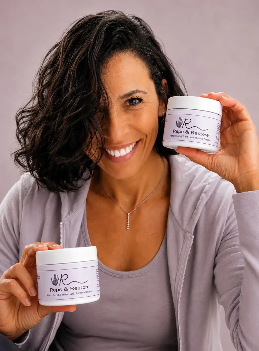 Reps & Restore Hand Recovery Duo – Scrub & Cream Bundle - Image 2